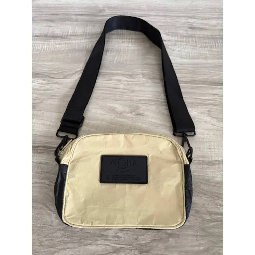 NWOT Aloha Collection LeTour Black on Dune Crossbody/Shoulder Bag - Picture 1 of 9